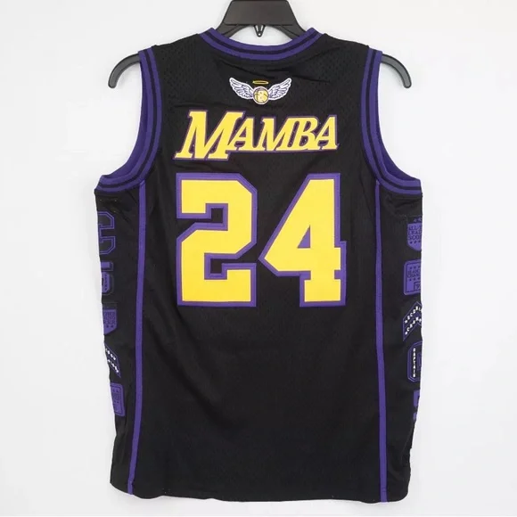 NWT [Headgear Classics] Kobe Bryant Legend Mamba Jersey #8 & #24 Men’s XS/S/M/L - Picture 2 of 15